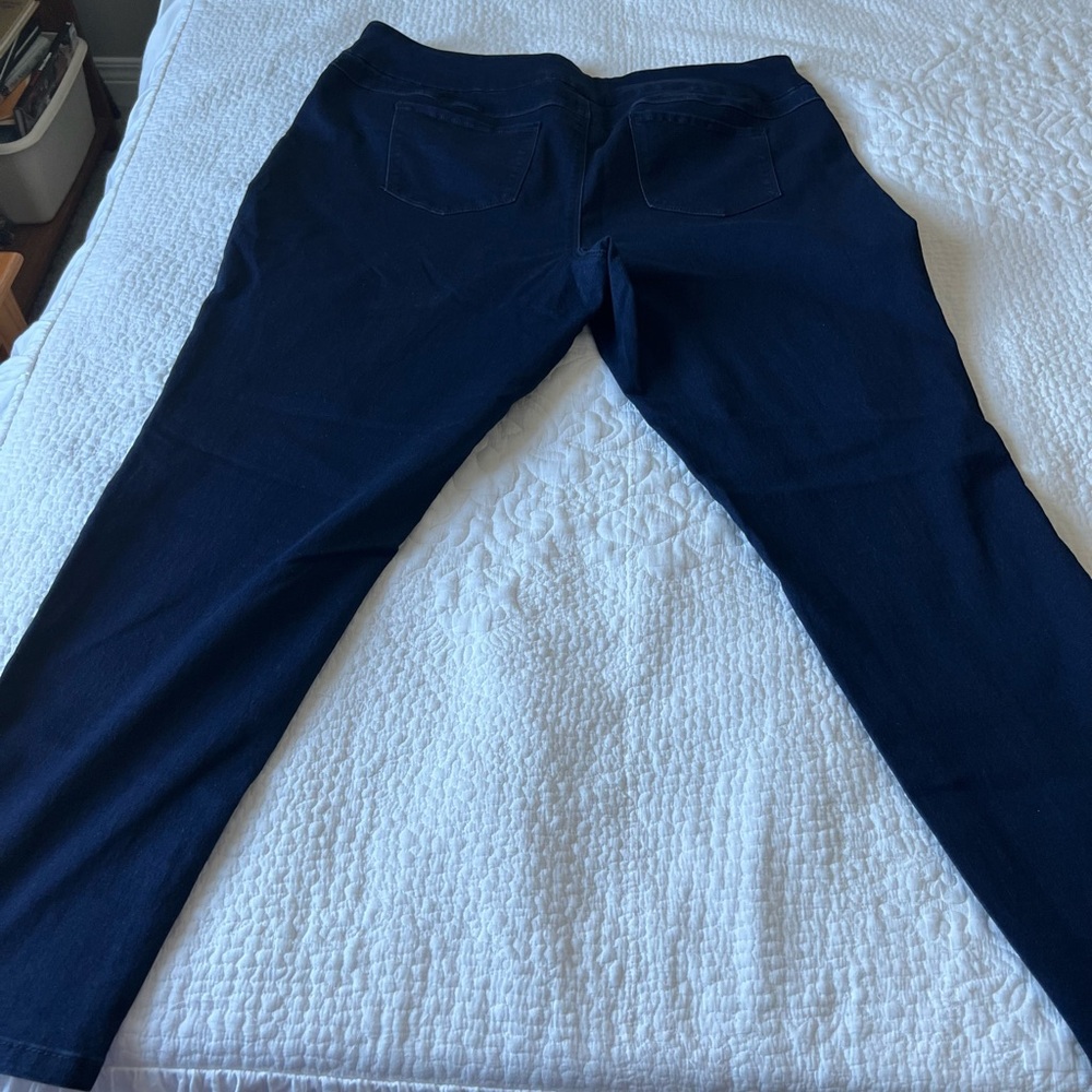 Tribal Jeans Navy Women's Straight Leg